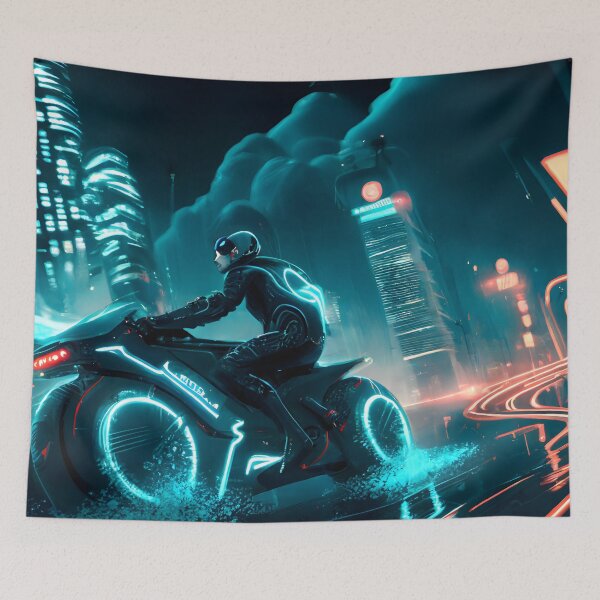Item preview, Speeding Futuristic Motorcycle designed and sold by ArtAT.