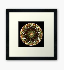 Lámina enmarcada Mandala de la hoja