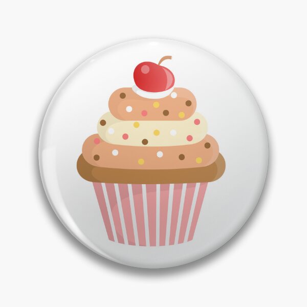 Item preview, Cupcake sticker - cakedesign - cherry cake designed and sold by Findmeifyoucan.