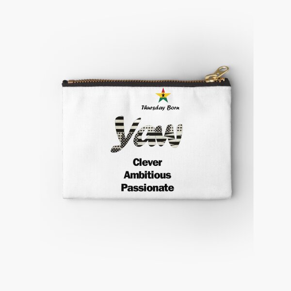 Item preview, Thursday Born Ghanaian Male Name 'Yaw' in black and white designed and sold by WhoWeAre.
