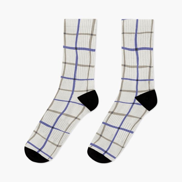 Item preview, Very peri and beige tattersall plaid designed and sold by marufemia.