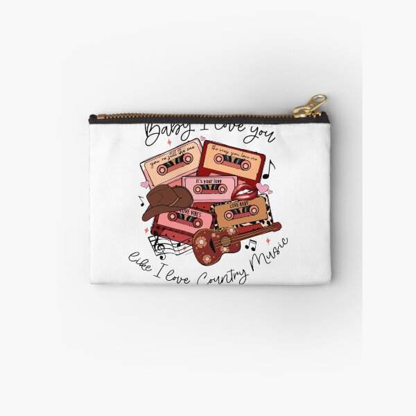 Item preview, Baby I love you like I love country music - Cute Valentines Country design designed and sold by doodle189.