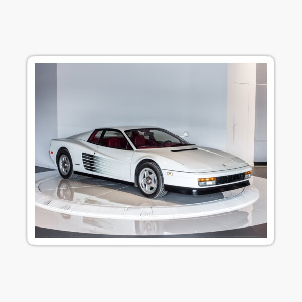 Ferrari Testarossa - Miami Vice Sticker
