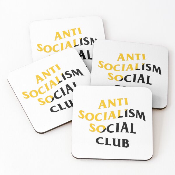 Artikelvorschau, Antisozialismus Social Club - Ancap entworfen und verkauft von AuntieVaxxer Official Shop.