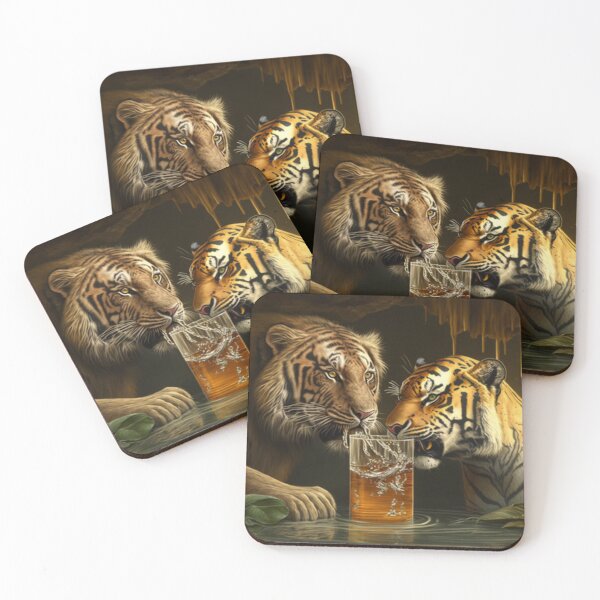 Item preview, "Big Cats Enjoying a Beer: The Only Way to Make Your Furry Friend Look Like a High Society Member (or Just a Regular Old Party Animal)" designed and sold by rdreubss7.