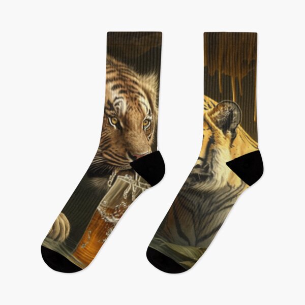 Item preview, "Big Cats Enjoying a Beer: The Only Way to Make Your Furry Friend Look Like a High Society Member (or Just a Regular Old Party Animal)" designed and sold by rdreubss7.