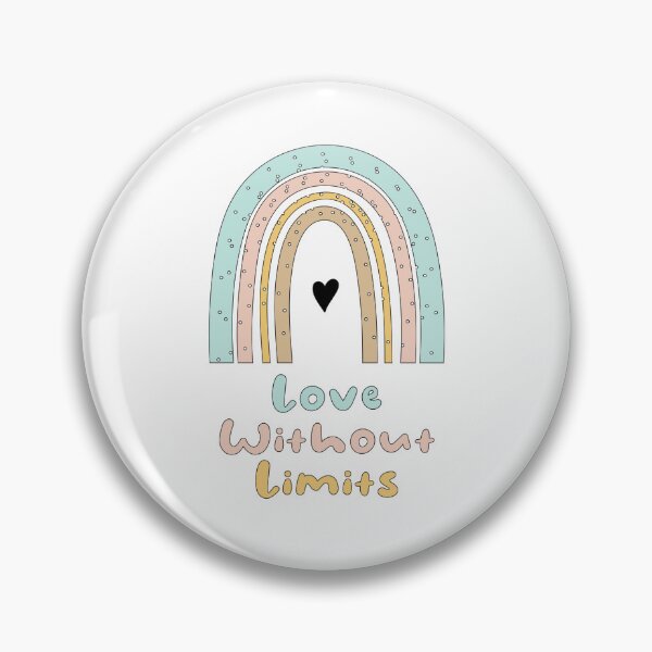 Item preview, Love without limits motivational boho rainbow designed and sold by Awesome 4 all.