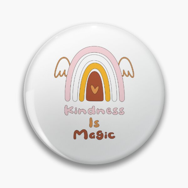 Item preview, Kindness is magic motivational pink boho rainbow designed and sold by Awesome 4 all.