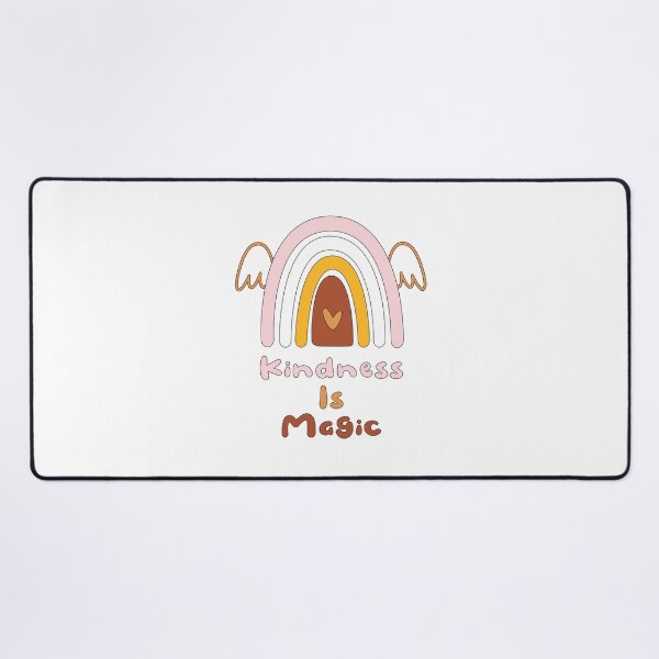 Item preview, Kindness is magic motivational pink boho rainbow designed and sold by Awesome 4 all.