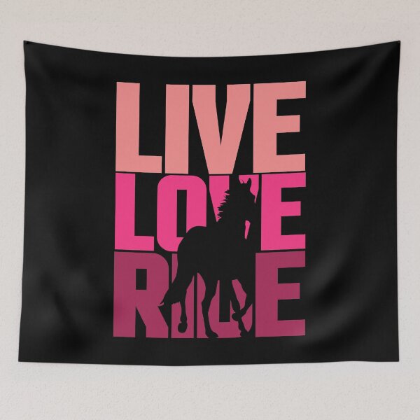 Item preview, Live, Love, Ride Horse Riding Quote designed and sold by quarantine81.