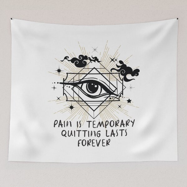 Item preview, Pain is temporary quitting lasts forever designed and sold by bolimj.