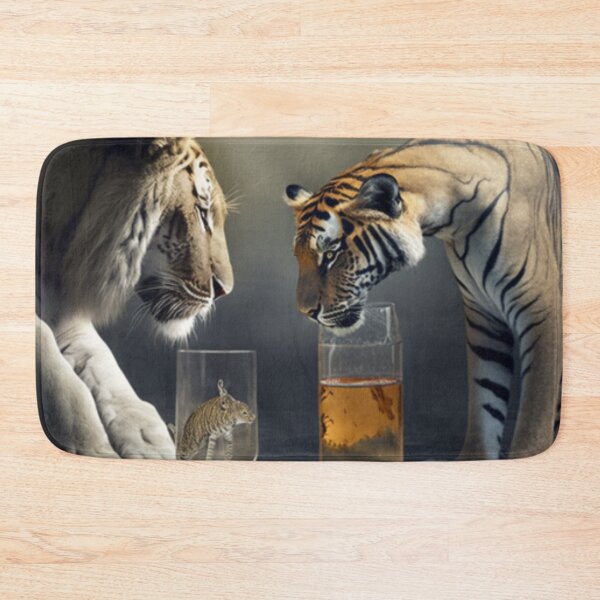 Item preview, Big Cats Enjoying a Beer: The Only Way for Your Furry Friend to Relax and Look Cool  designed and sold by rdreubss7.