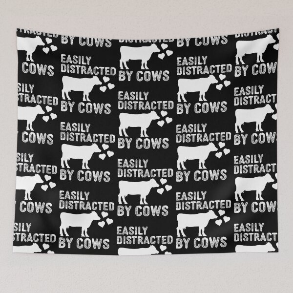 Item preview, Easily Distracted By Cows - Vegan Animal Lover designed and sold by narekmug.