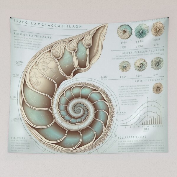 Item preview, Hand Drawn Fibonacci Style Infographic  designed and sold by RAGANADesign.