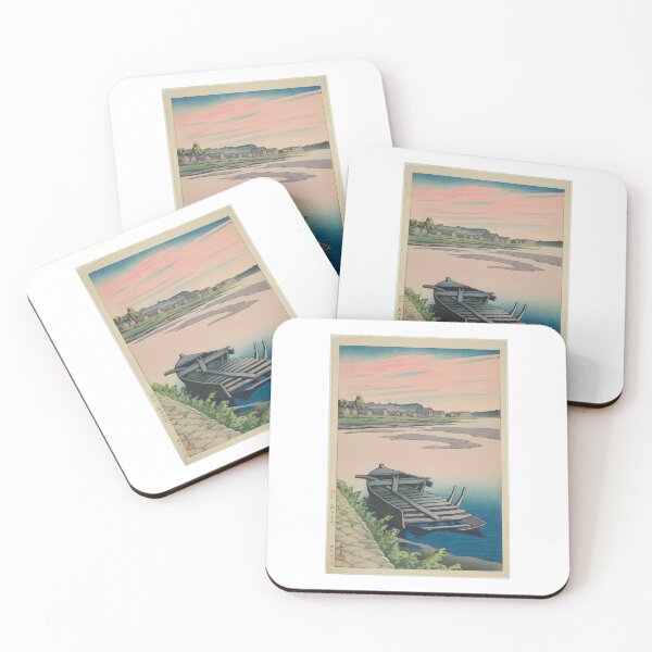 Item preview, Kawase Hasui Artist - Tsuchizaki in Akita Prefecture designed and sold by TeeARTHY.
