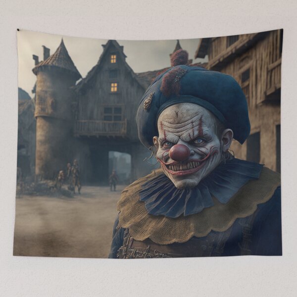 Artikelvorschau, Clown Clowns-Unheimlich aussehender Clown entworfen und verkauft von letsgetinspired.