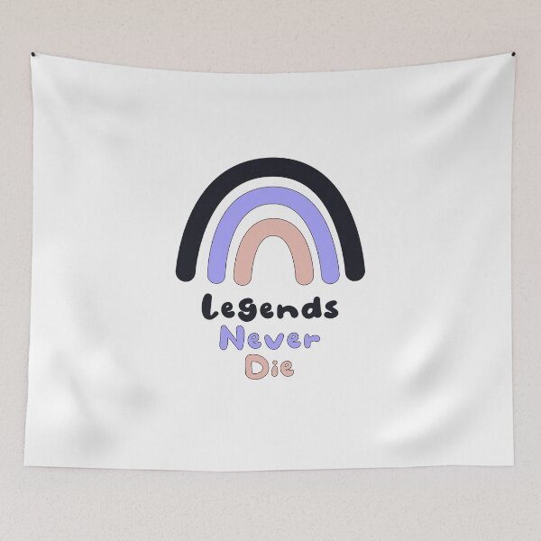 Item preview, Legends never die motivational colorful rainbow designed and sold by Awesome 4 all.
