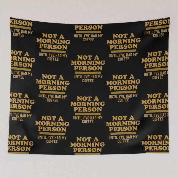 Item preview, Not A Morning Person Until I've Had My Coffee designed and sold by narekmug.