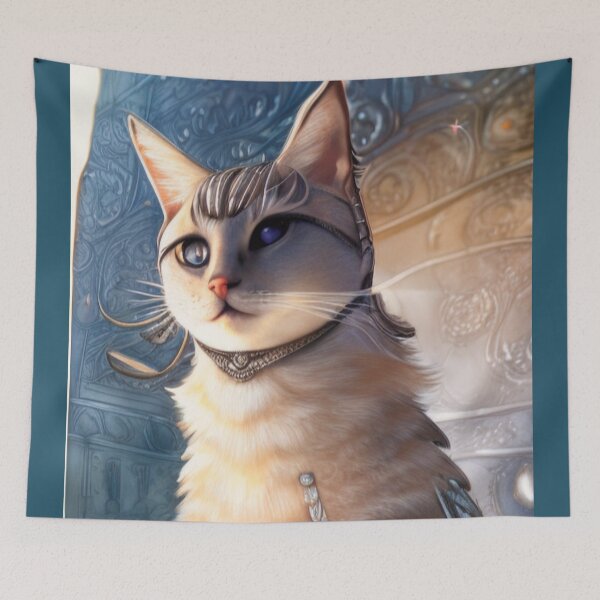 Item preview, Silver armor knight cat: Joana designed and sold by Dendros-Studio.