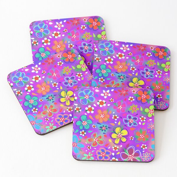 Item preview, Bright Boho Flower Doodles by Cherie designed and sold by CheriesArt.