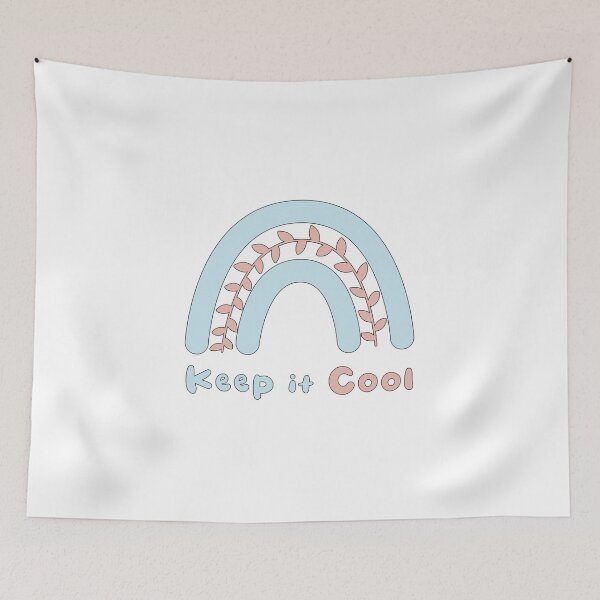 Item preview, Keep it cool motivational pink blue boho rainbow designed and sold by Awesome 4 all.
