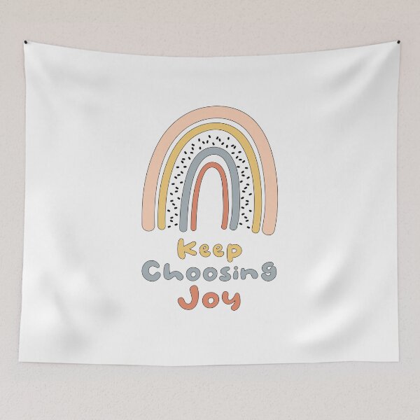 Item preview, Keep choosing joy motivational colorful rainbow designed and sold by Awesome 4 all.