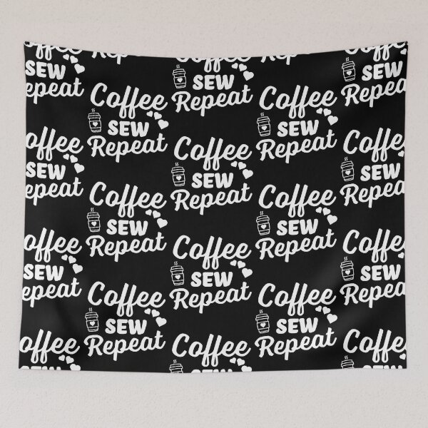 Item preview, Coffee Sew Repeat - Coffee Lover designed and sold by narekmug.