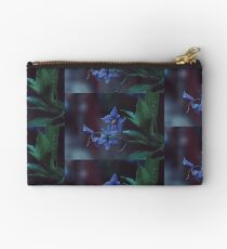 Flowers photography dark rain Studio Pouch