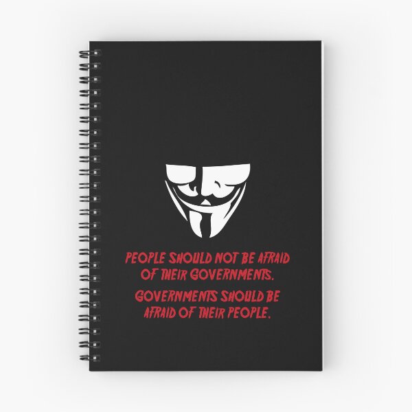 Item preview, V For Vendetta - Governments should be afraid of their people designed and sold by sibso.