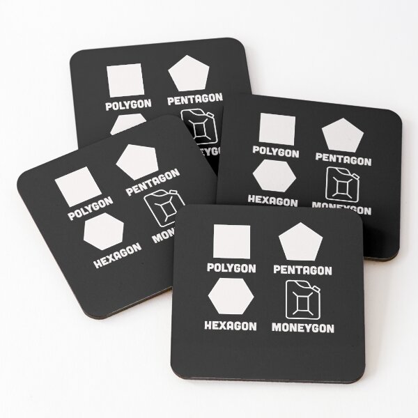 Item preview, Pentagon Hexagon Moneygon Funny Car Gas Prices Pun designed and sold by narekmug.