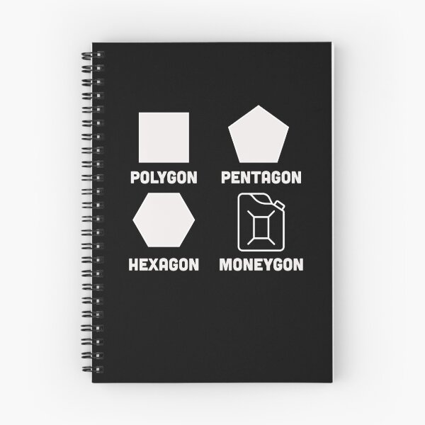 Item preview, Pentagon Hexagon Moneygon Funny Car Gas Prices Pun designed and sold by narekmug.