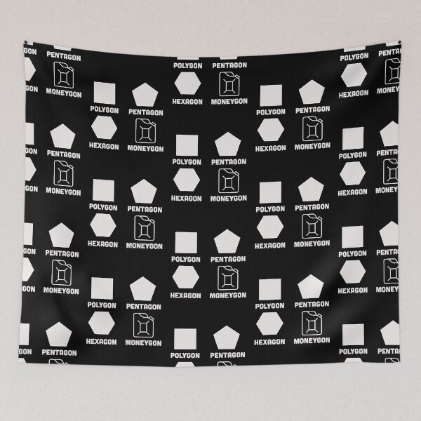 Item preview, Pentagon Hexagon Moneygon Funny Car Gas Prices Pun designed and sold by narekmug.