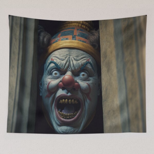 Artikelvorschau, Clown Clowns-Verrückter Peekaboo Clown entworfen und verkauft von letsgetinspired.