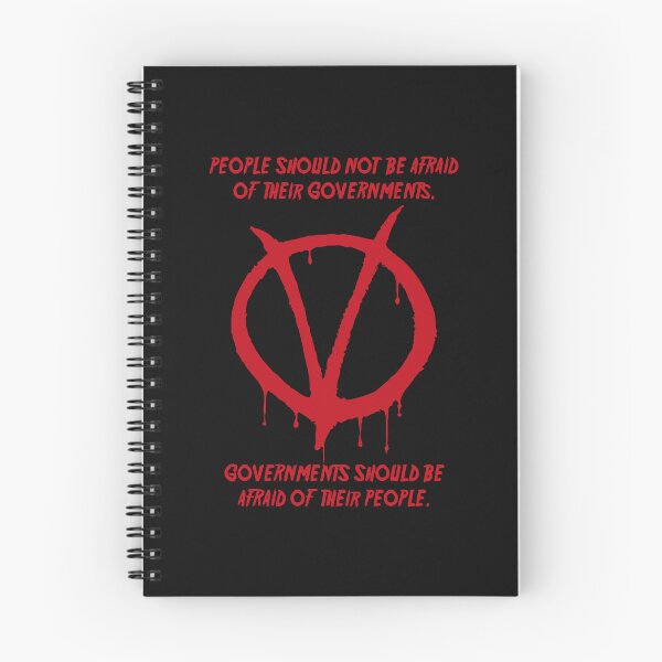 Item preview, V For Vendetta - Governments should be afraid of their people Graffiti designed and sold by sibso.