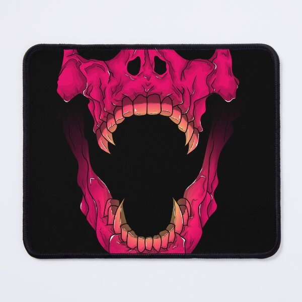 Item preview, Pink and Yellow Vampire Skull designed and sold by PinkyMooon.