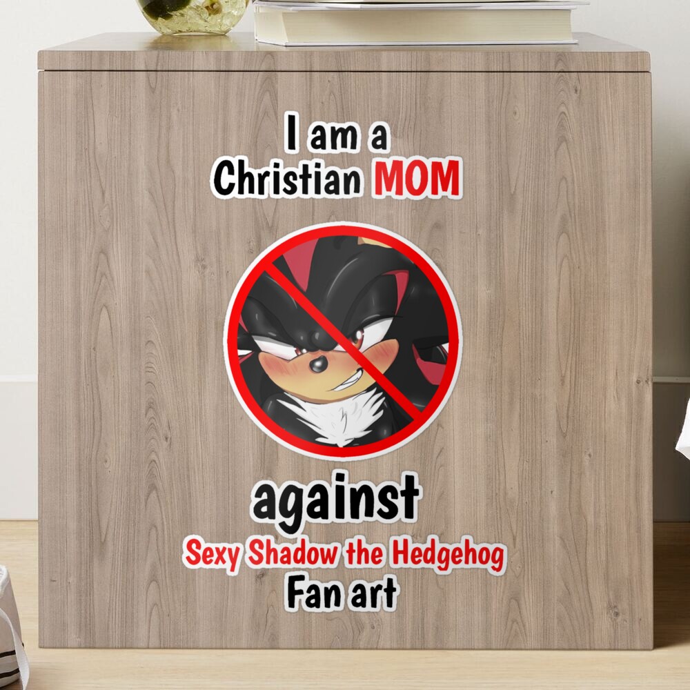 Original I Am A Christian Mom Against Sexy Shadow The Hedgehog Fan Art  shirt - Limotees