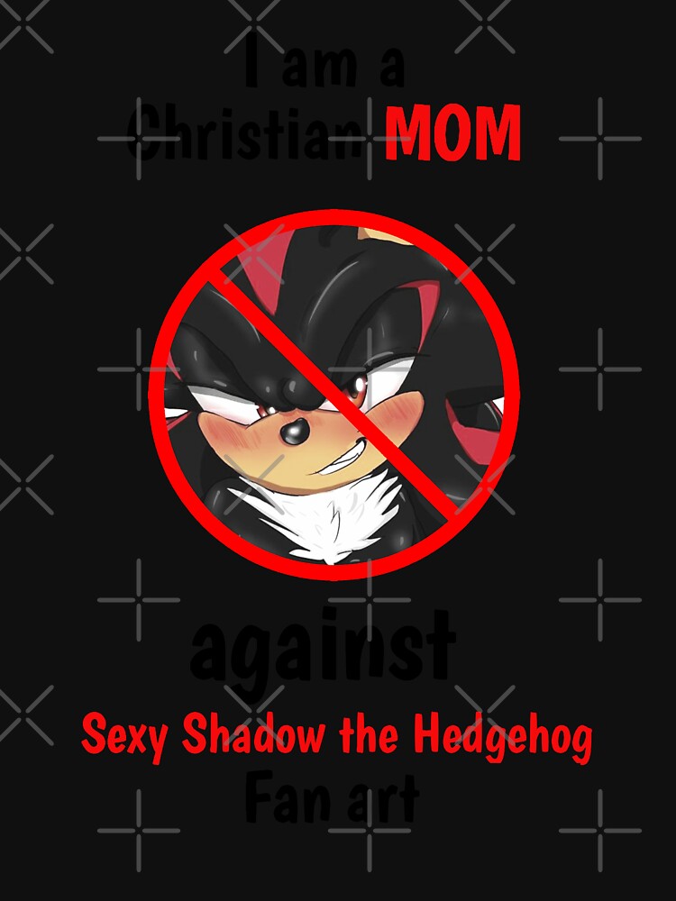 Original I Am A Christian Mom Against Sexy Shadow The Hedgehog Fan Art  shirt - Limotees