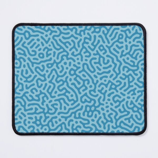 Item preview, Blue Doodle Turing Pattern designed and sold by rissol.