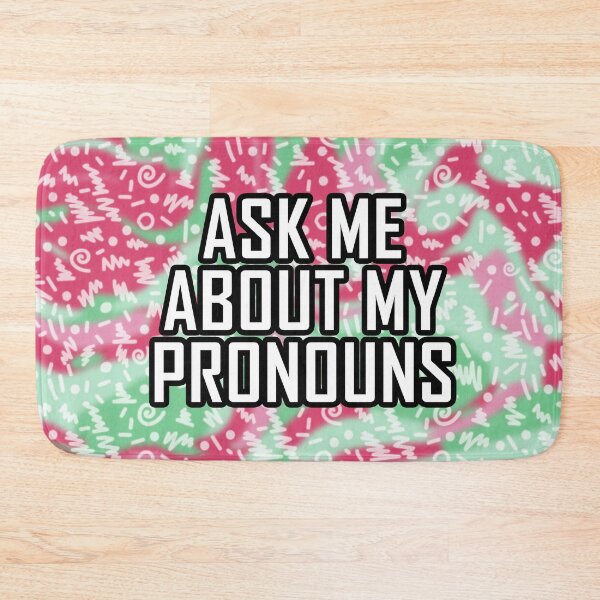 Item preview, abrosexual ask me about my pronouns designed and sold by Jemjae1112.