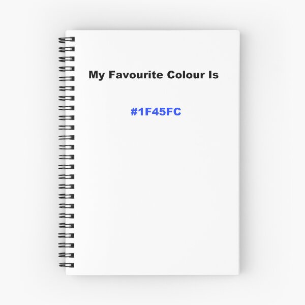 Item preview, My Favourite Colour Is #1F45FC designed and sold by kiippers.
