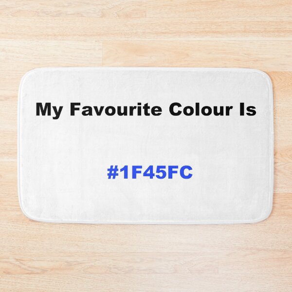 Item preview, My Favourite Colour Is #1F45FC designed and sold by kiippers.