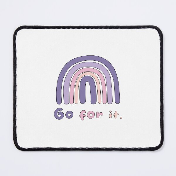 Item preview, Go for it motivational boho rainbow pink & purple designed and sold by Awesome 4 all.
