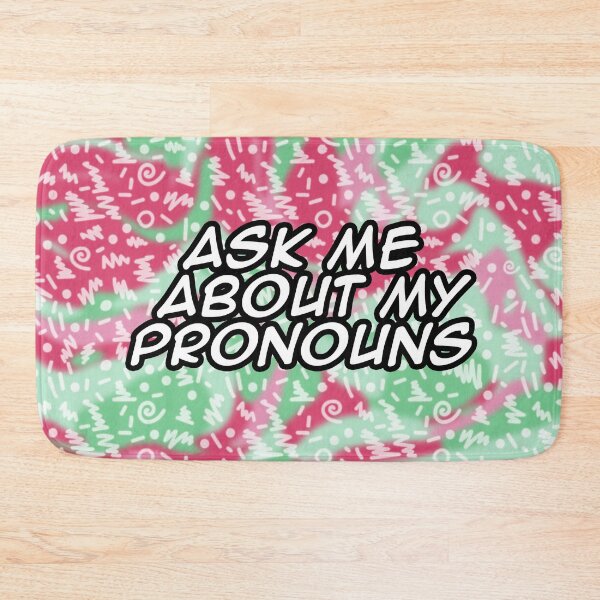 Item preview, abrosexual ask me about my pronouns designed and sold by Jemjae1112.