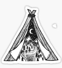 Teepee Sticker