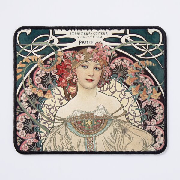 Item preview, Floral Woman Vintage Poster 1898 designed and sold by Wild One.
