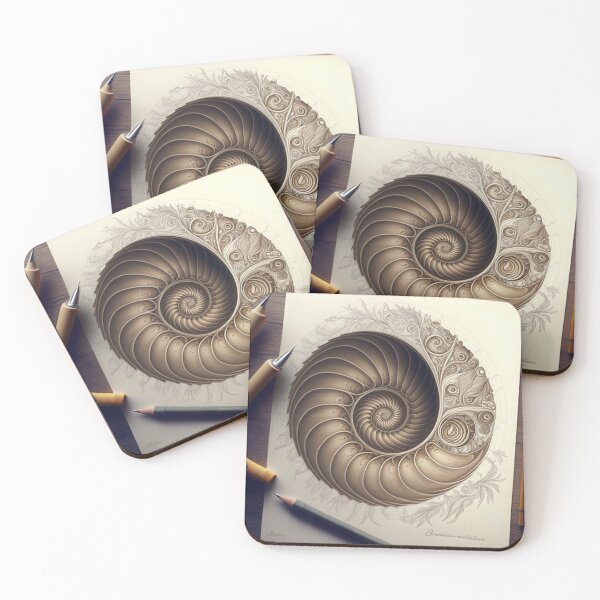 Item preview, Hand Drawn Fibonacci Style Infographic  designed and sold by RAGANADesign.