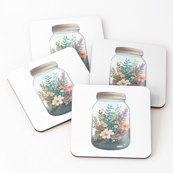 Item preview, Flowers in Mason Jar designed and sold by pathsofmeaning.