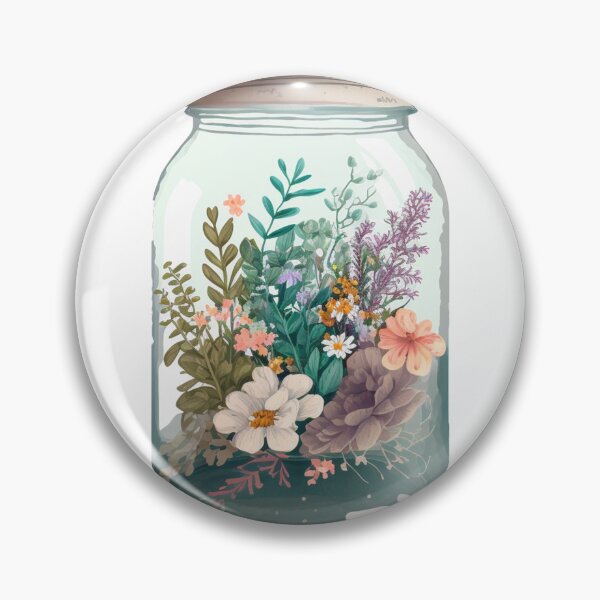 Item preview, Flores en Mason Jar designed and sold by pathsofmeaning.