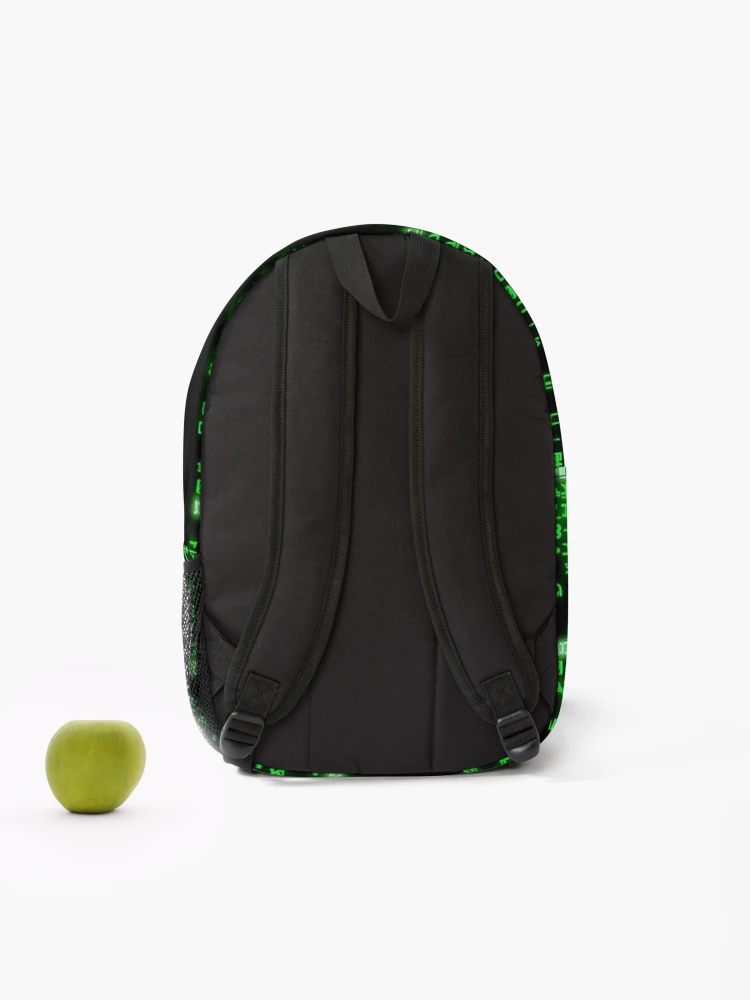 Thumbnail 2 of 3, Backpack, Binary Code - The Matrix Program designed and sold by User70.