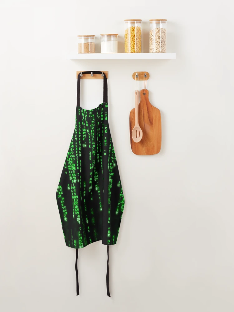 Thumbnail 4 of 6, Apron, Binary Code - The Matrix Program designed and sold by User70.